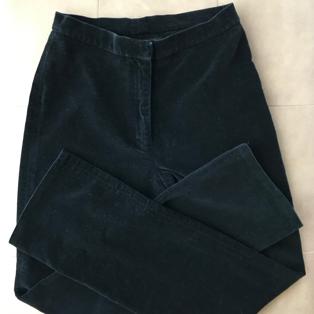 ♓️🅿️Ralph Lauren high waist black velvet pants - Picture 4 of 11